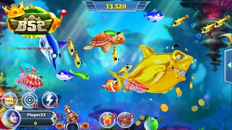 BẮN CÁ TIỂU TIÊN CÁ tại B52 club – Phiêu Lưu Đại Dương Đổi Thưởng Hấp Dẫn